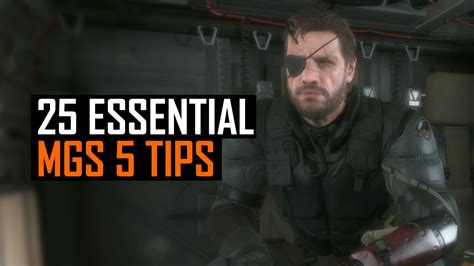 metal gear solid 5 tips